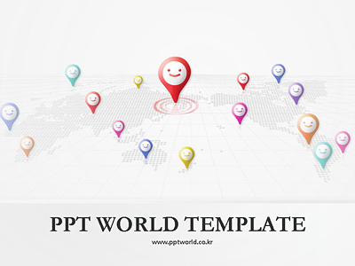 소셜 네트워크 글로벌 PPT 템플릿 소셜 네트워크