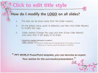 벚꽃 사쿠라 PPT 템플릿 핑크빛 봄의 소식_슬라이드1