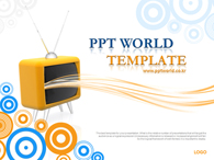 안테나 화면  PPT 템플릿 매스 커뮤니케이션(자동완성형 포함)_슬라이드1