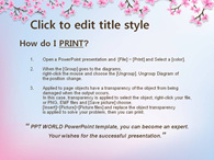 벚꽃 사쿠라 PPT 템플릿 핑크빛 봄의 소식(자동완성형 포함)_슬라이드4