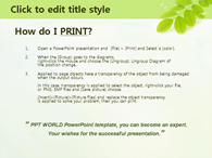 나뭇잎 자연 PPT 템플릿 싱그런 물방울 템플릿(자동완성형 포함)_슬라이드4