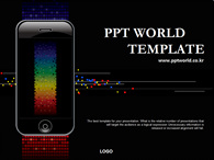 전화 휴대폰 PPT 템플릿 21세기와 스마트폰(자동완성형 포함)_슬라이드1