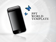 아이폰 갤러시S PPT 템플릿 스마트폰 세상(자동완성형 포함)_슬라이드1