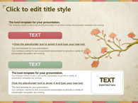꽃잎 나무 PPT 템플릿 은은한 꽃향기(자동완성형 포함)_슬라이드20