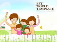 화목 행복한 가족 템플릿  PPT 템플릿 행복한 가족 템플릿_슬라이드1
