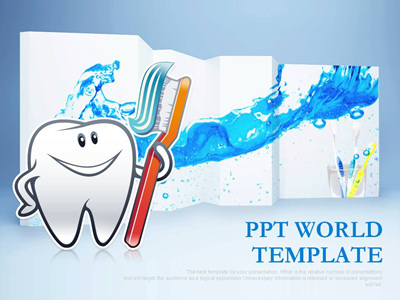 의료 인플란트 PPT 템플릿 건강한 치아관리 템플릿(자동완성형포함)_슬라이드1