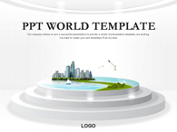 여유 친환경 도시 건설 템플릿 PPT 템플릿 친환경 도시 건설 템플릿(자동완성형 포함)_슬라이드1