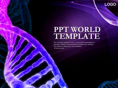 그래픽 유전자 연구 템플릿 PPT 템플릿 유전자 연구 템플릿
