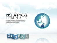 gray 지구와 글로벌 템플릿 PPT 템플릿 지구와 글로벌 템플릿(자동완성형 포함)_슬라이드1