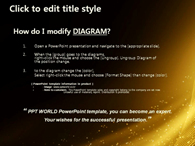 신비로운 황금빛의 라인  PPT 템플릿 황금빛의 라인(자동완성형 포함)_슬라이드3