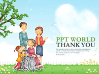 요양보호사 행복한 가족과 복지정책  PPT 템플릿 행복한 가족과 복지정책_슬라이드4
