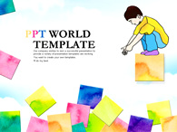 사고력 창의적 놀이 템플릿  PPT 템플릿 창의적 놀이 템플릿_슬라이드1