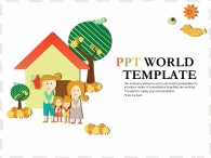 노랑 여름 PPT 템플릿 가족계획 템플릿(자동완성형 포함)_슬라이드1