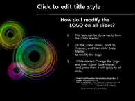 무지개패턴 불빛 PPT 템플릿 심플 그래픽 라인 템플릿(자동완성형 포함)_슬라이드2