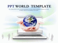 그림자 물결무늬  PPT 템플릿 글로벌 네트워크(자동 완성형포함)_슬라이드1