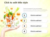 다이어트 템플릿 손 PPT 템플릿 야채와 건강(자동완성형포함)_슬라이드5
