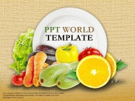 녹색채소 샐러리 PPT 템플릿 유기농 먹거리 템플릿(자동완성형포함)_슬라이드1