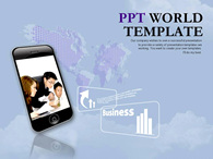 글로벌 세계지도 PPT 템플릿 스마트 비즈니스(자동완성형포함)_슬라이드1