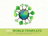 환경 땡땡이 PPT 템플릿 푸른지구 만들기(자동완성형포함)_슬라이드1