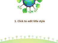 환경 땡땡이 PPT 템플릿 푸른지구 만들기(자동완성형포함)_슬라이드3