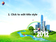 잔디 보트 PPT 템플릿 2012년 기업비지니스(자동완성형포함)_슬라이드3