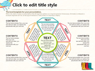 홍수 무지개 PPT 템플릿 귀여운 우산과 장화(자동완성형포함)_슬라이드15