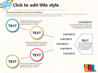 홍수 무지개 PPT 템플릿 귀여운 우산과 장화(자동완성형포함)_슬라이드20