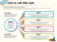 홍수 무지개 PPT 템플릿 귀여운 우산과 장화(자동완성형포함)_슬라이드25