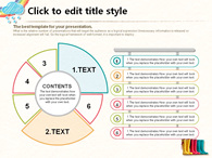 홍수 무지개 PPT 템플릿 귀여운 우산과 장화(자동완성형포함)_슬라이드31