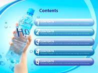 맑음 자연 PPT 템플릿 소중한 물(자동완성형포함)_슬라이드2