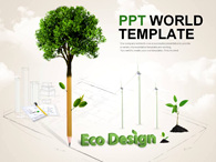 건물 도시 PPT 템플릿 에코 디자인 템플릿_슬라이드1