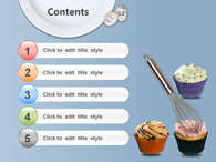 검정 블랙 PPT 템플릿 다양한 컵케익 만들기(자동완성형 포함)_슬라이드2