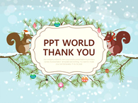 생활 설 PPT 템플릿 즐거운 크리스마스 풍경(자동완성형포함)_슬라이드36