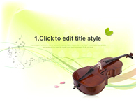 악기 교양 PPT 템플릿 바이올린 음악 연주 템플릿_슬라이드3