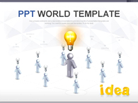 네트워크 시스템 PPT 템플릿 아이디어 비즈니스 템플릿(자동완성형포함)_슬라이드1