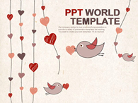 교육 그래픽 PPT 템플릿 사랑의 메신저(자동완성형포함)_슬라이드1
