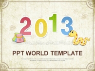 설 명절 PPT 템플릿 2013 새해 템플릿_슬라이드1