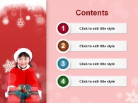 포장 선물상자 PPT 템플릿 소녀의 크리스마스 선물(자동완성형포함)_슬라이드2