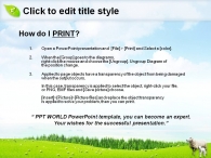 초원 방목 PPT 템플릿 친환경 사육 시스템(자동완성형포함)_슬라이드4