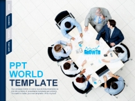 노트북 회사 PPT 템플릿 비지니스 팀워크 템플릿(자동완성형포함)_슬라이드1