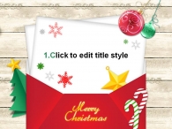 엽서 메리크리스마스 PPT 템플릿 트리장식과 성탄절카드(자동완성형포함)_슬라이드3