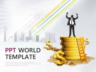 company business PPT 템플릿 성공적인 금융 비즈니스_슬라이드1