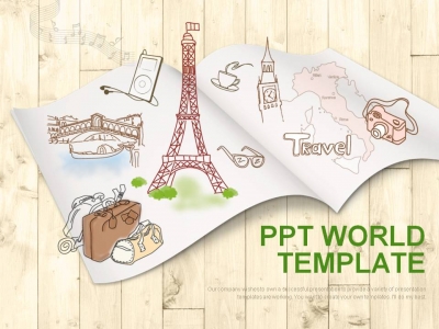 tour Europe PPT 템플릿 여행 계획 템플릿(자동완성형포함)_슬라이드1