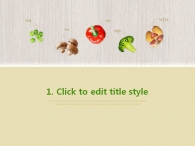 요리 식품 PPT 템플릿 친환경 푸드 템플릿(자동완성형포함)_슬라이드3