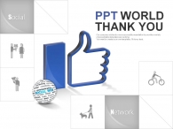 상태 연락 PPT 템플릿 글로벌 소셜 네트워크(자동완성형포함)_슬라이드36