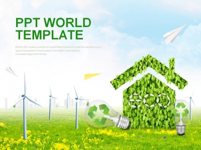 비지니스 글로벌 PPT 템플릿 eco 에너지 템플릿_슬라이드1