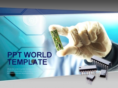 비즈니스 제품 PPT 템플릿 IT 전자 반도체 템플릿