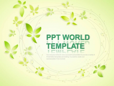 생활 nature PPT 템플릿 봄의 향기 템플릿(자동완성형포함)(메인)