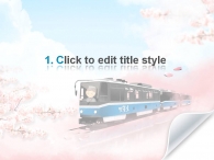 맑음 벚꽃호 PPT 템플릿 벚꽃 기차여행 템플릿_슬라이드2