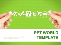 실루엣 스타일 PPT 템플릿 심플한 라이프 그래픽(자동완성형포함)_슬라이드1